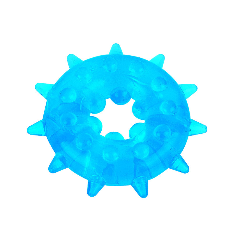 Men Silicone Snowflake Time Delay. Color blue